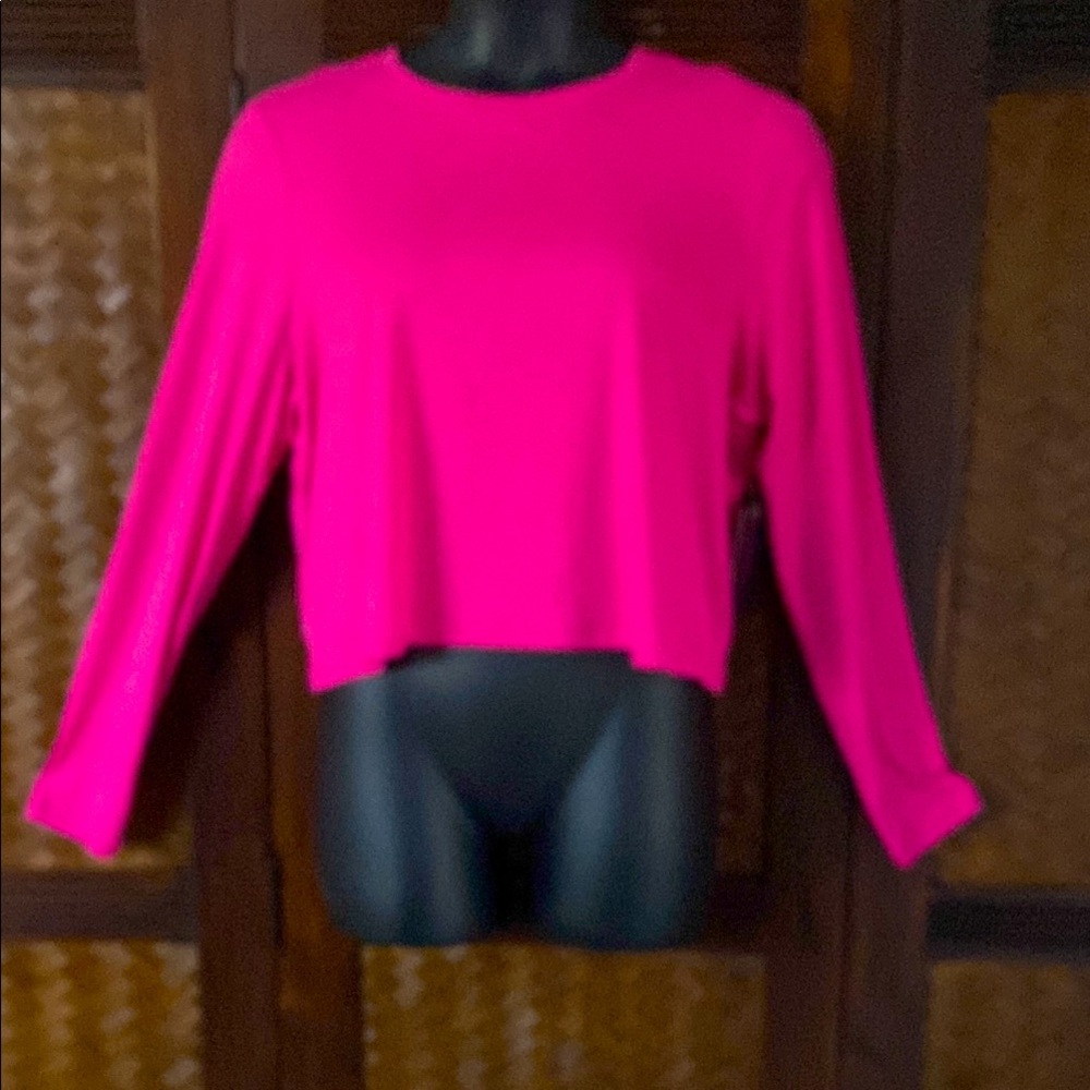Danskin - Pink Althletic/Yoga top XL NWT